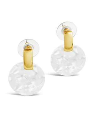 Circle Resin Stud Earrings