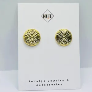 Circle Stud Earrings