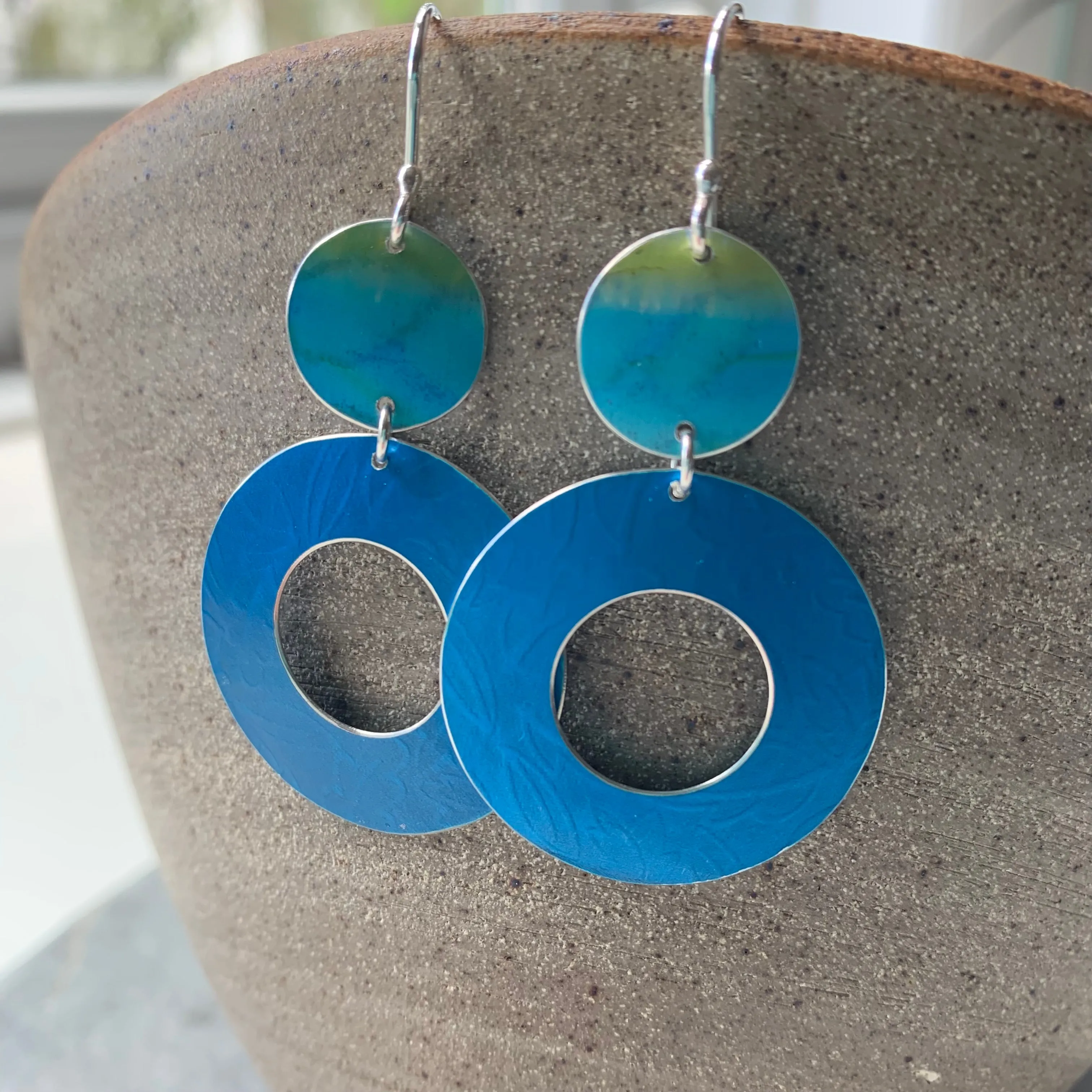 Circular Drop Earrings