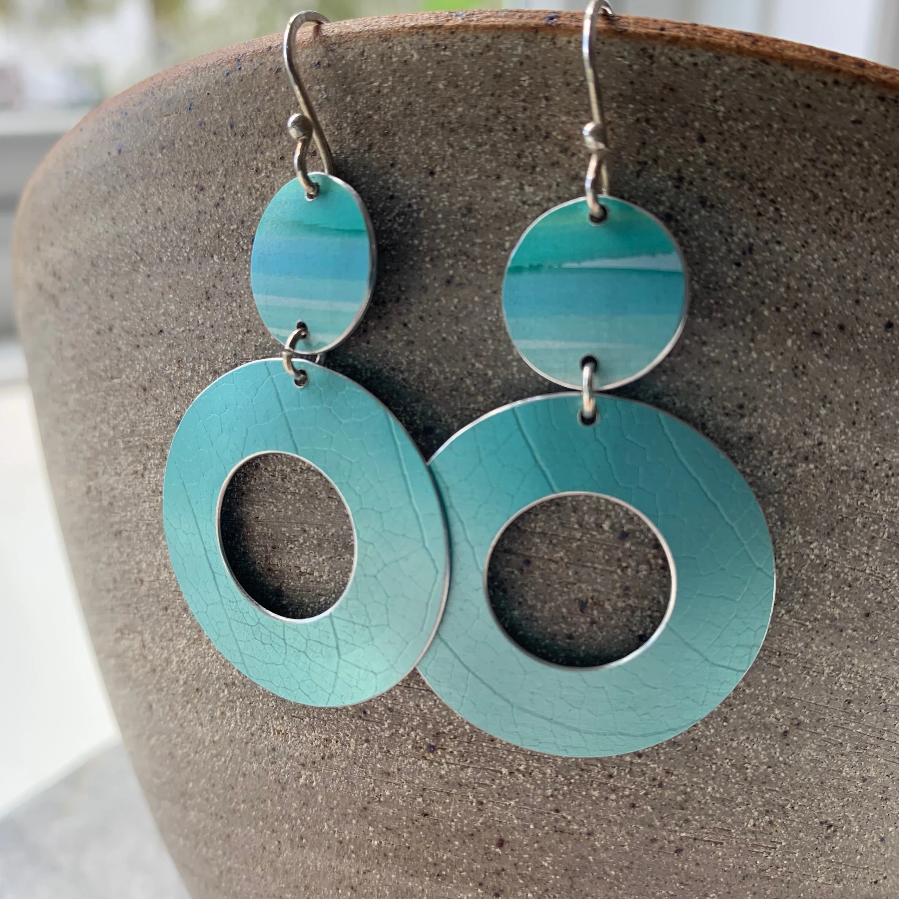 Circular Drop Earrings