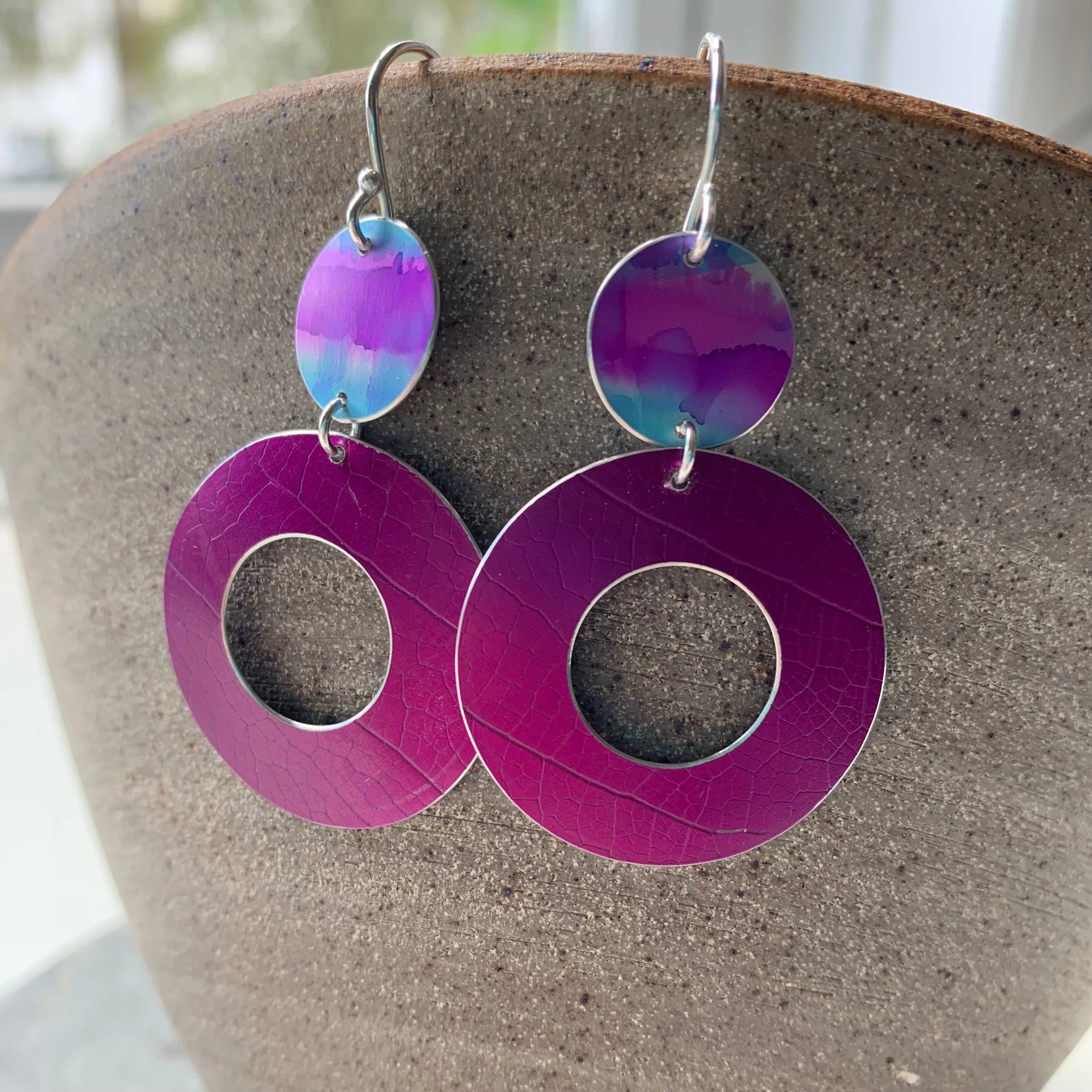 Circular Drop Earrings
