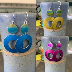 Circular Drop Earrings