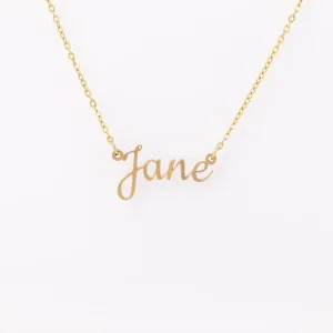 Classic Name Necklace