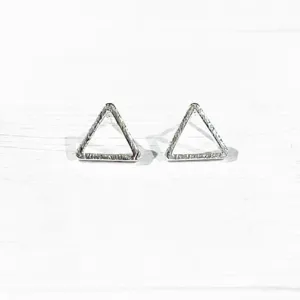 Classic Triangle Stud Earrings (GOLD, SILVER OR ROSE GOLD)
