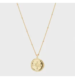 Compass Coin Necklace