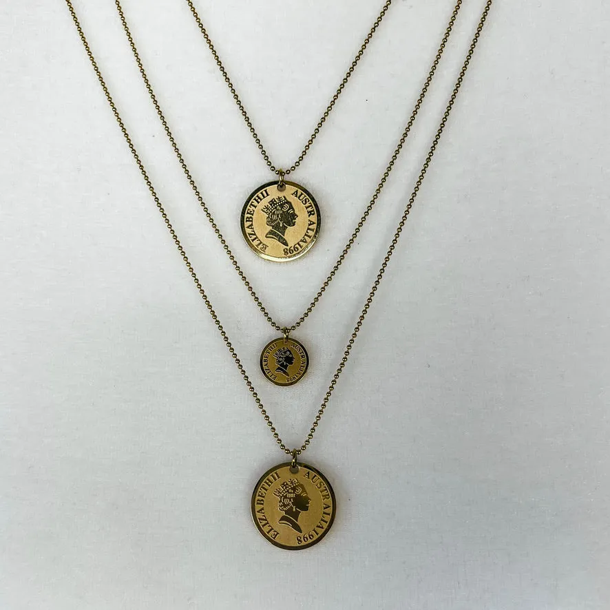 Corbett Coin Layer Necklace {Kristalize Jewelry}