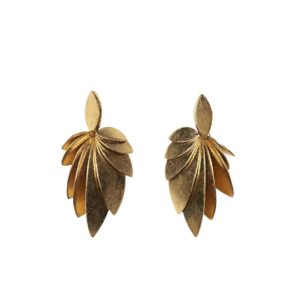 Cordoba Monies Gold Foil Earrings