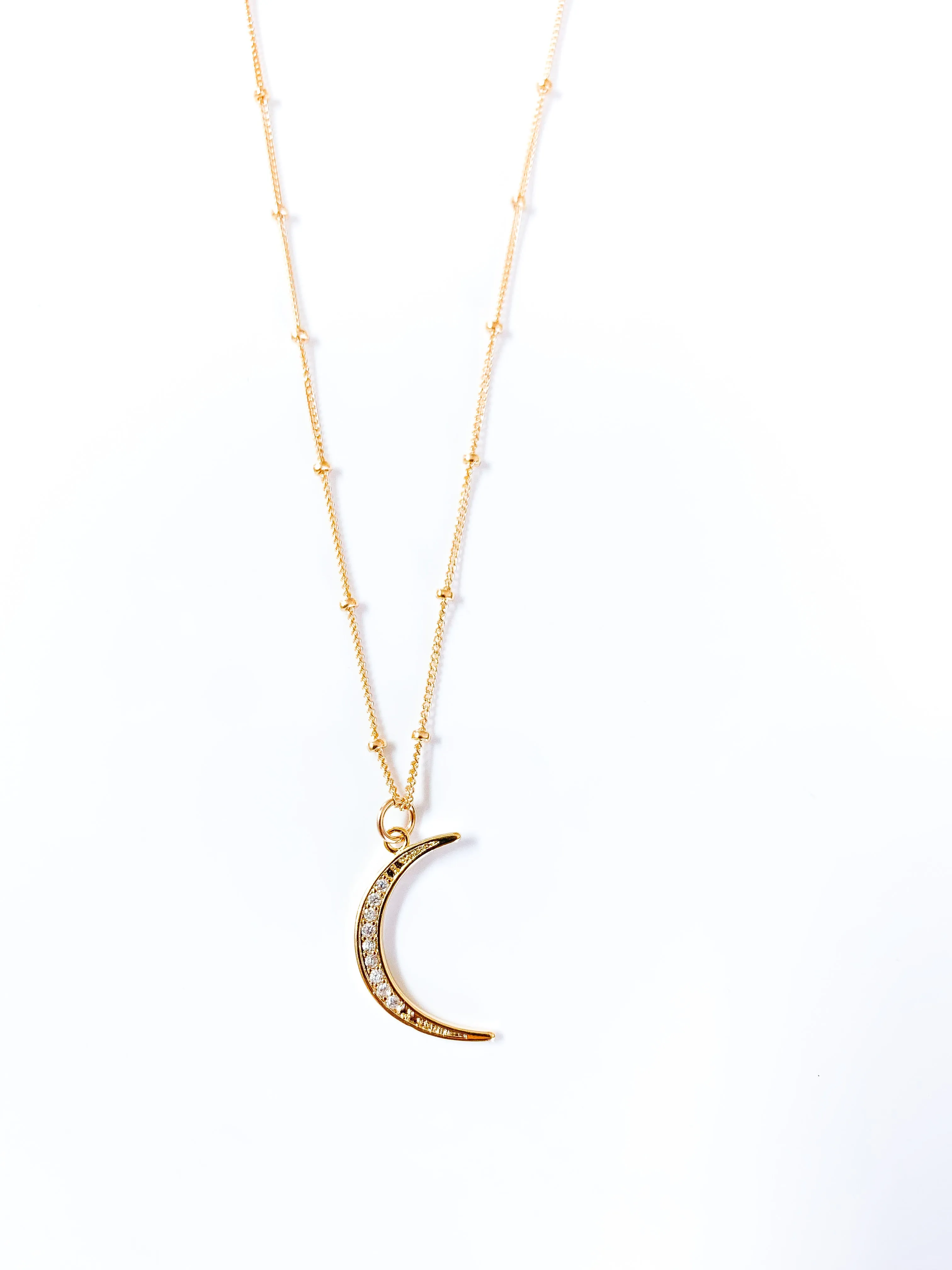 CRESCENT MOON NECKLACE
