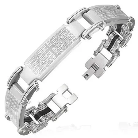 Cross Bike Bracelet