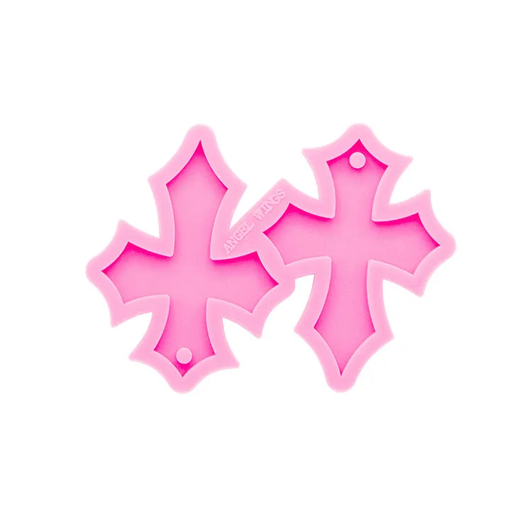 Cross Earrings Silicone Mold