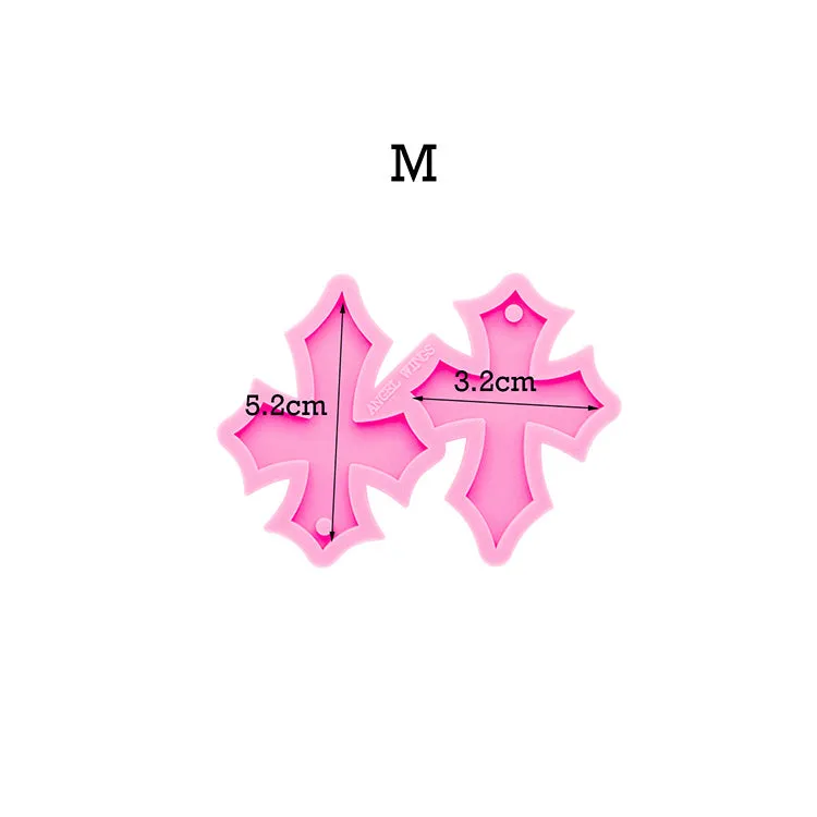 Cross Earrings Silicone Mold