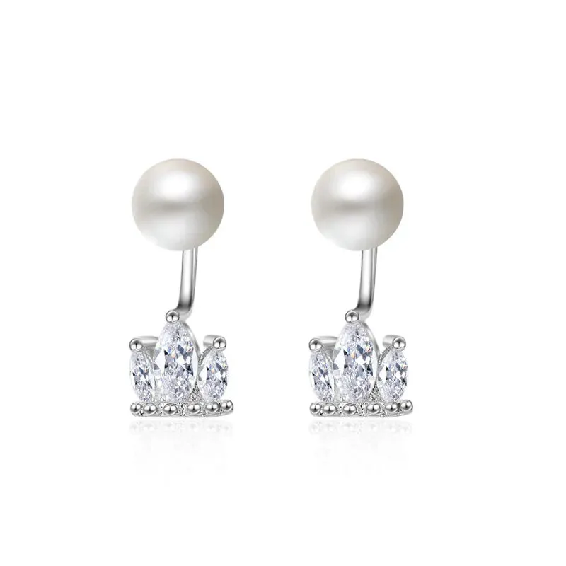 Crown Drop Earrings