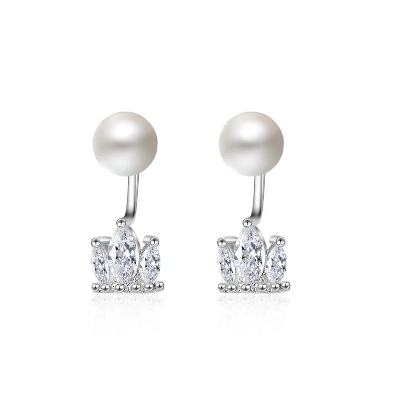Crown Drop Earrings