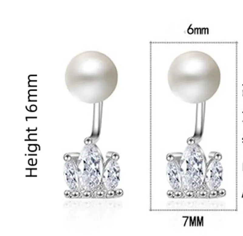 Crown Drop Earrings