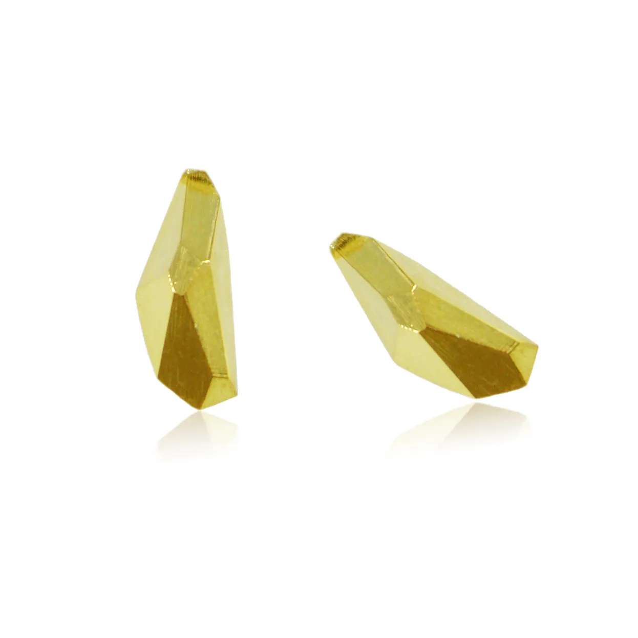 Crystal Earrings Gold