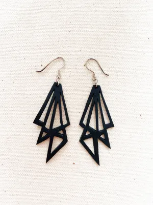 Cubism Rubber Geometric Earrings