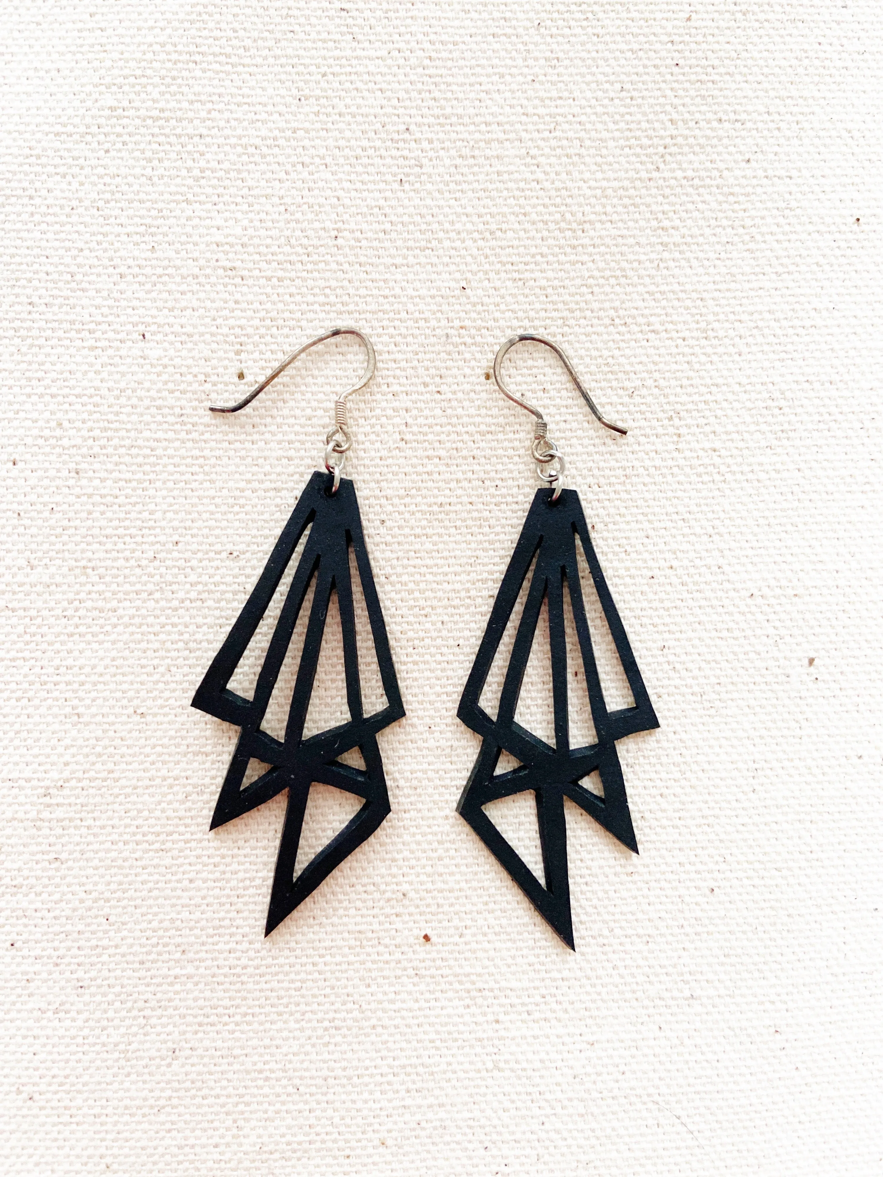 Cubism Rubber Geometric Earrings