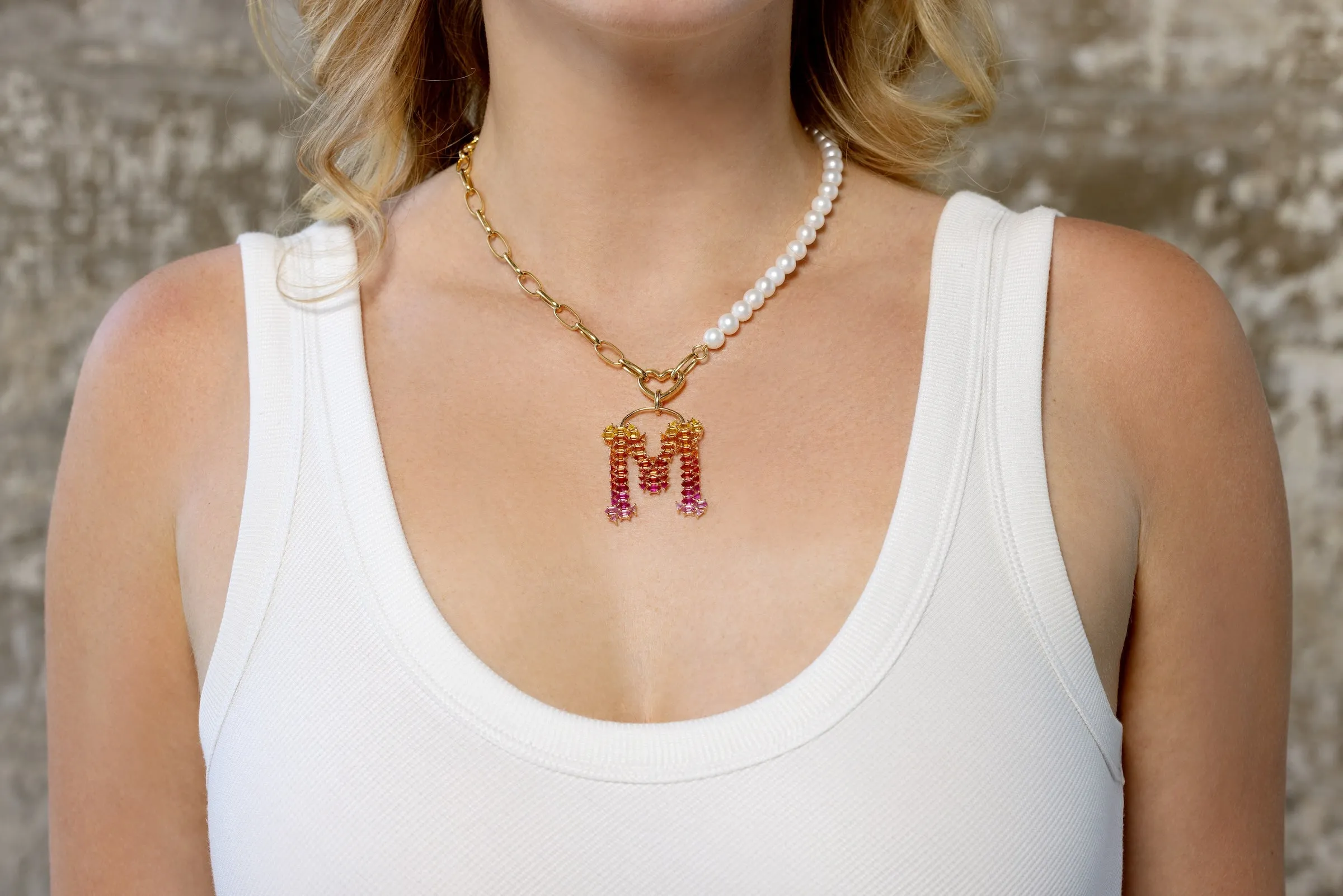 Custom Initial Necklace - M (One-of-a-Kind)