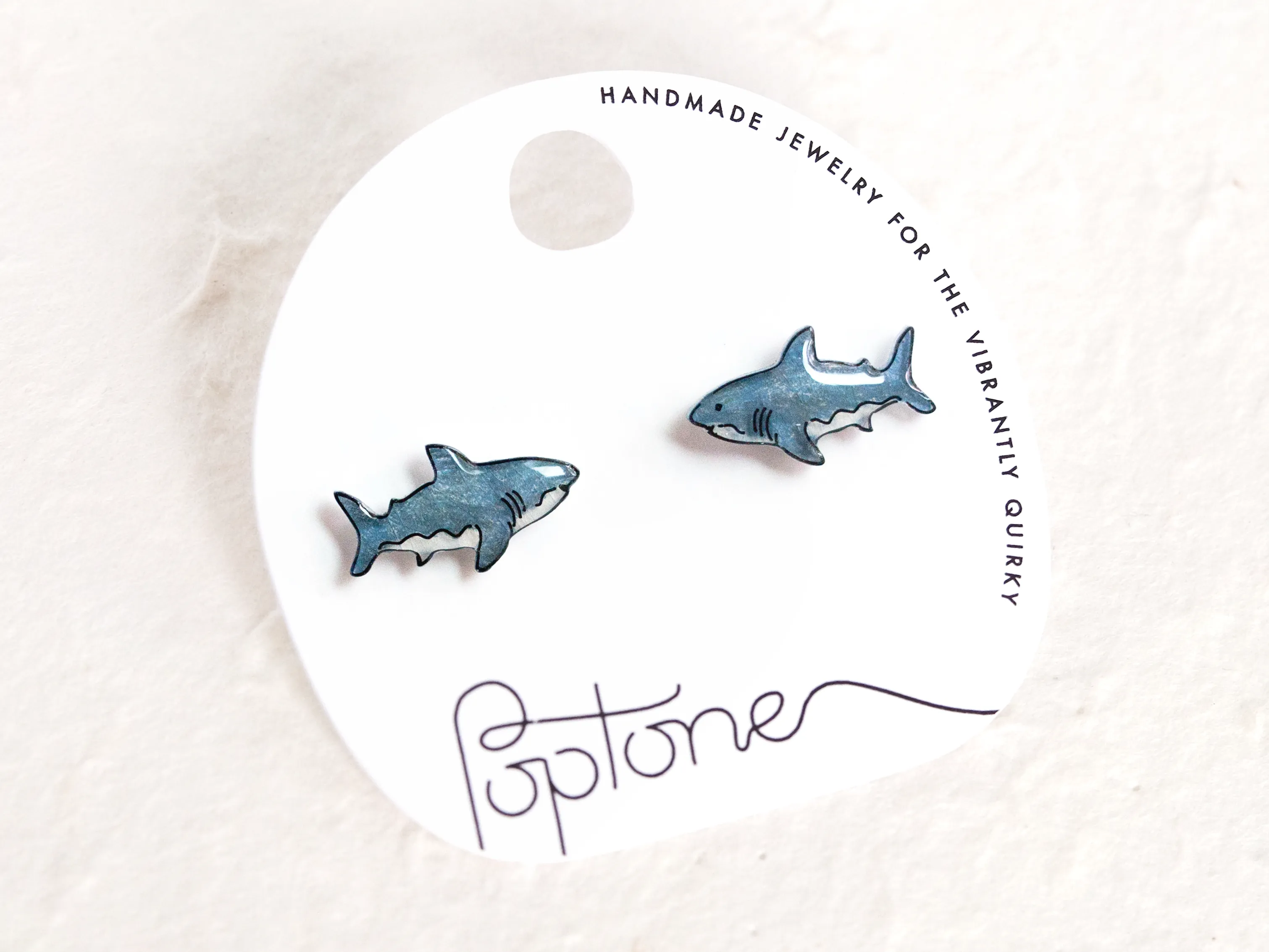 Cute Shark Week Stud Earrings