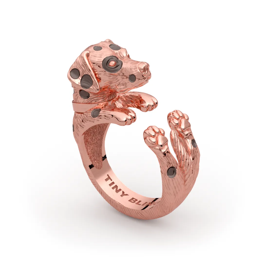Dalmatian Cuddle Wrap Ring