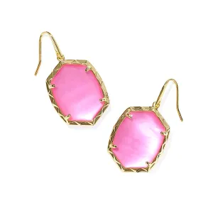 Daphne Drop Earrings Gold Azalea Illusion
