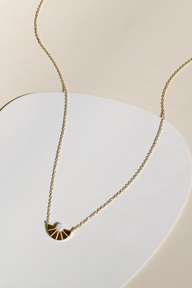 Daria Opal Chain Necklace