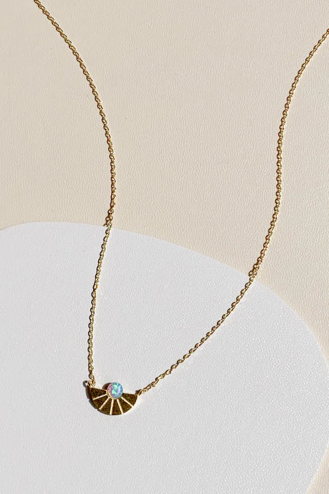Daria Opal Chain Necklace