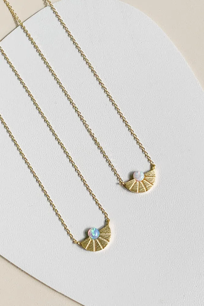 Daria Opal Chain Necklace