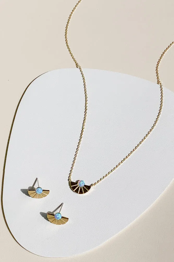 Daria Opal Chain Necklace