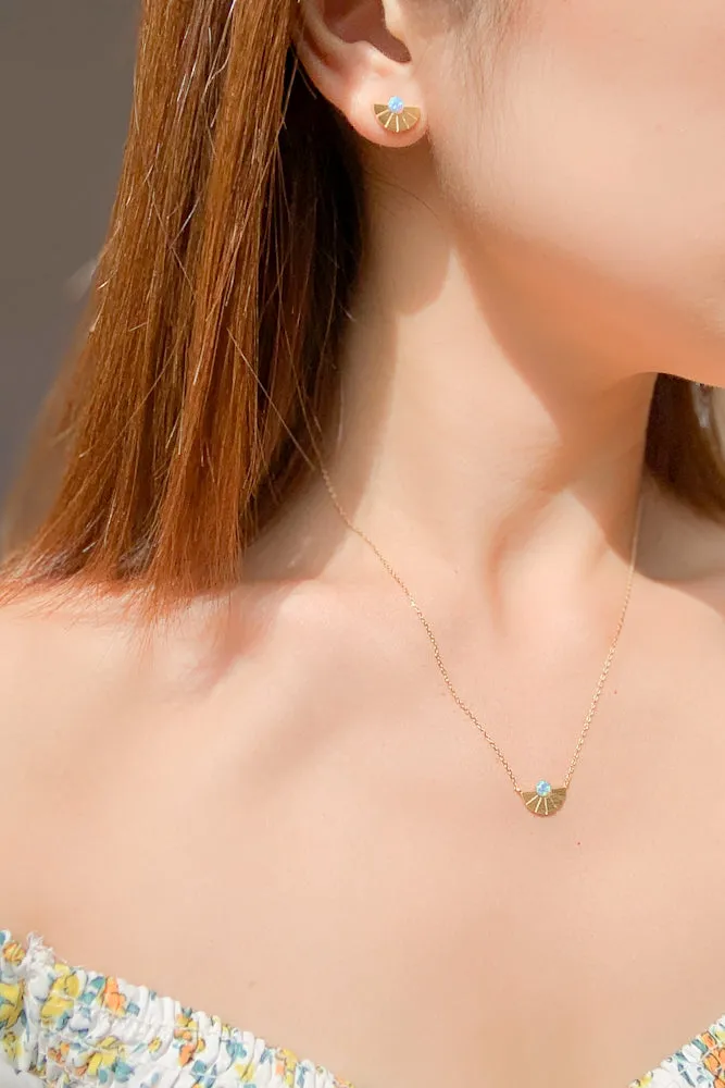 Daria Opal Chain Necklace