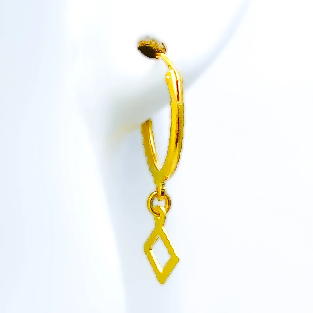 Dazzling Geometric 22k Gold Bali