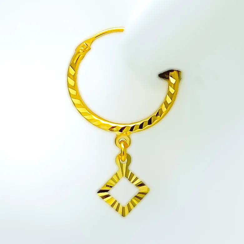 Dazzling Geometric 22k Gold Bali