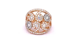 De Hago Swirl Motif Ring