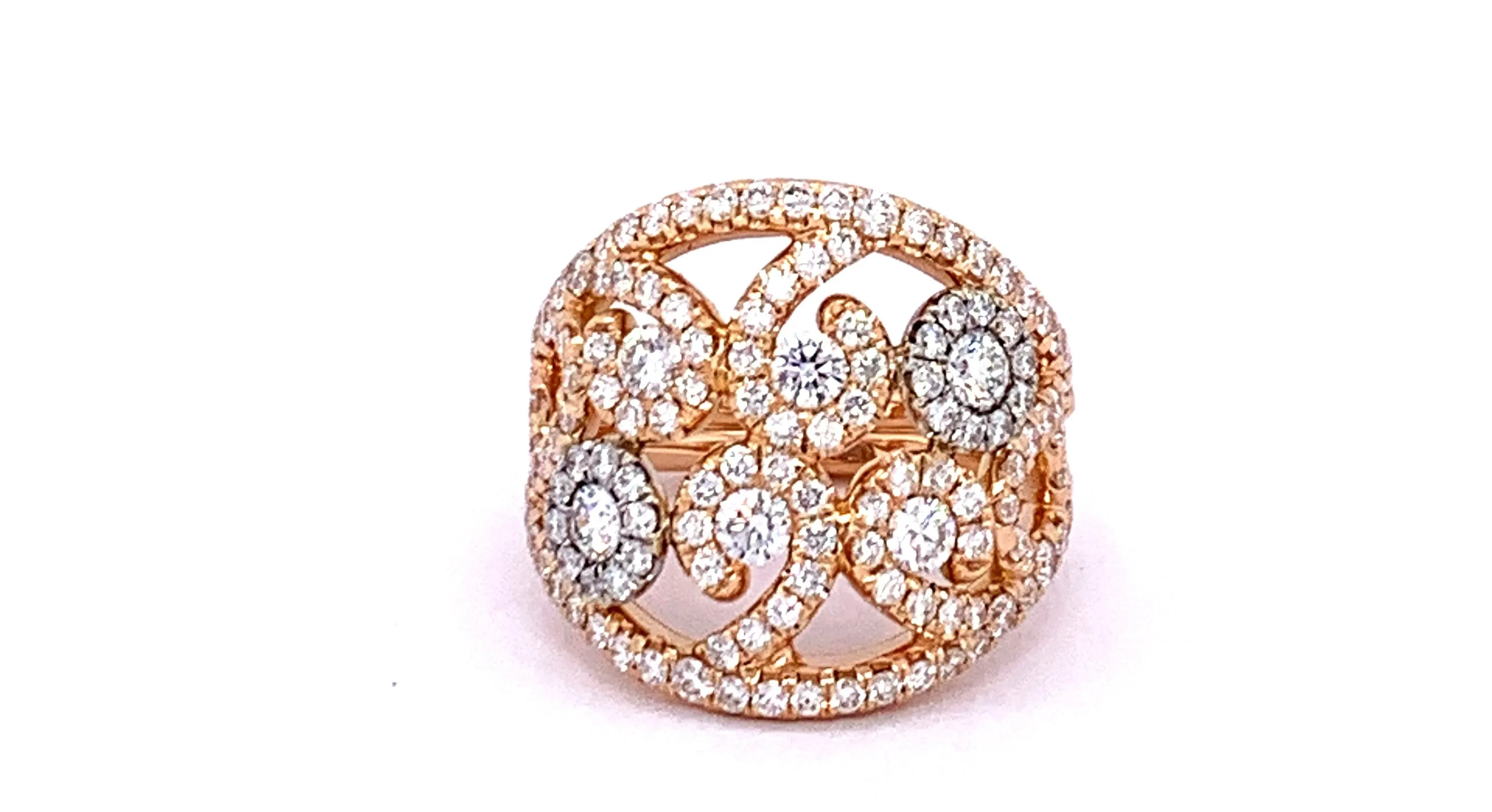 De Hago Swirl Motif Ring