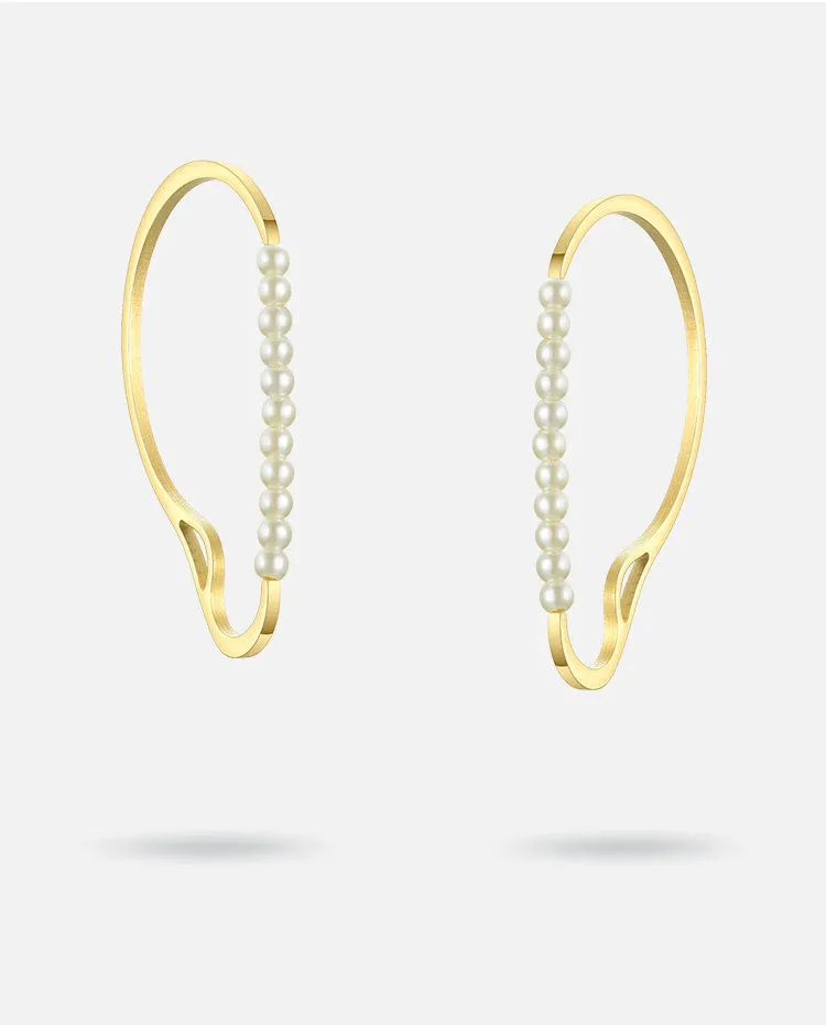 DELICACY PEARL SINGLE CUFF EARRING