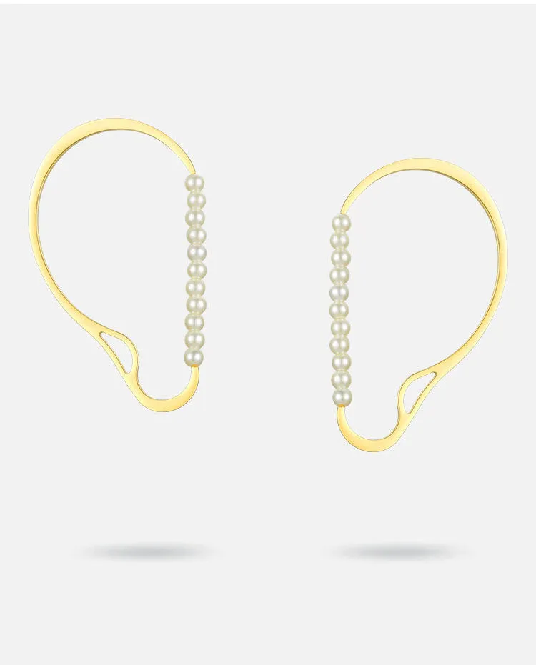 DELICACY PEARL SINGLE CUFF EARRING