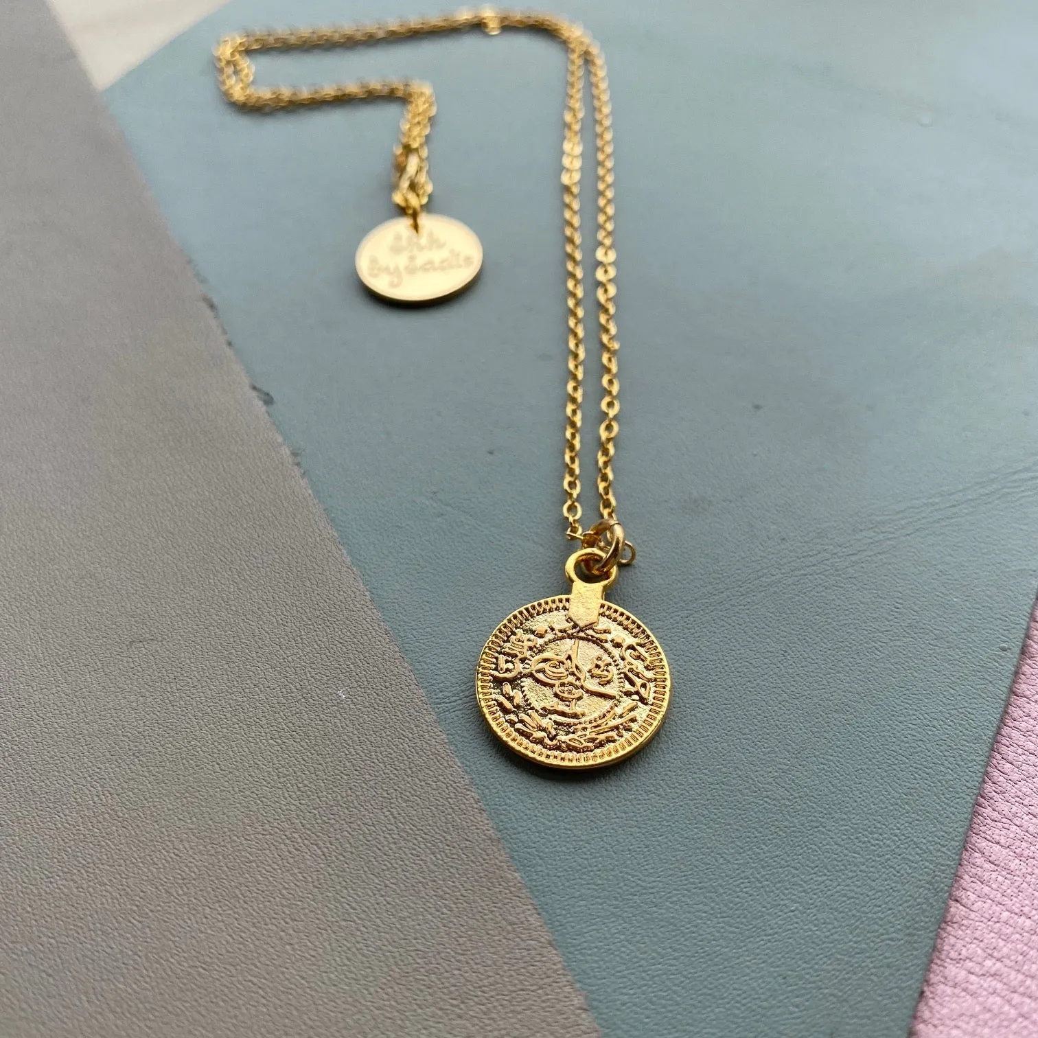 Delicate Gold Coin Pendant Necklace - Perfect for Layering