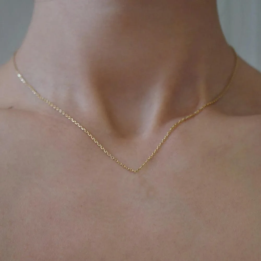 Delicate Sweet Gold-Filled Chain