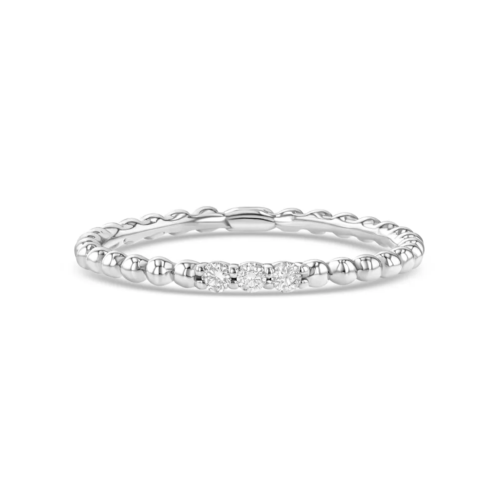 Diamond Beaded Ring