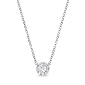 Diamond Blossom Pendant .50 Total Carat Weight