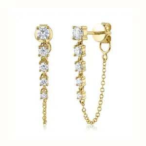 Diamond Chain Studs