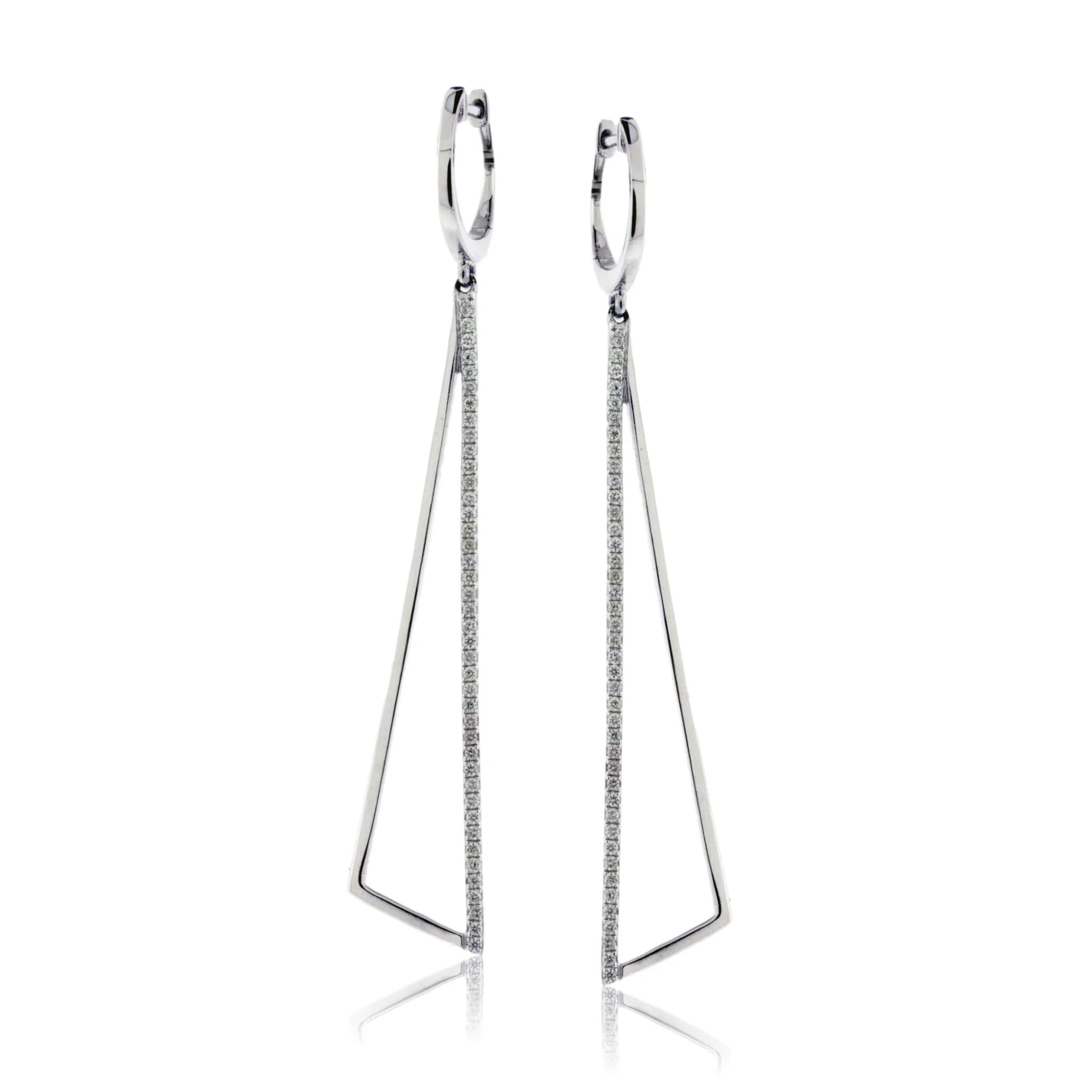 Diamond Geometric Earrings