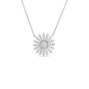 Diamond Sunburst Necklace