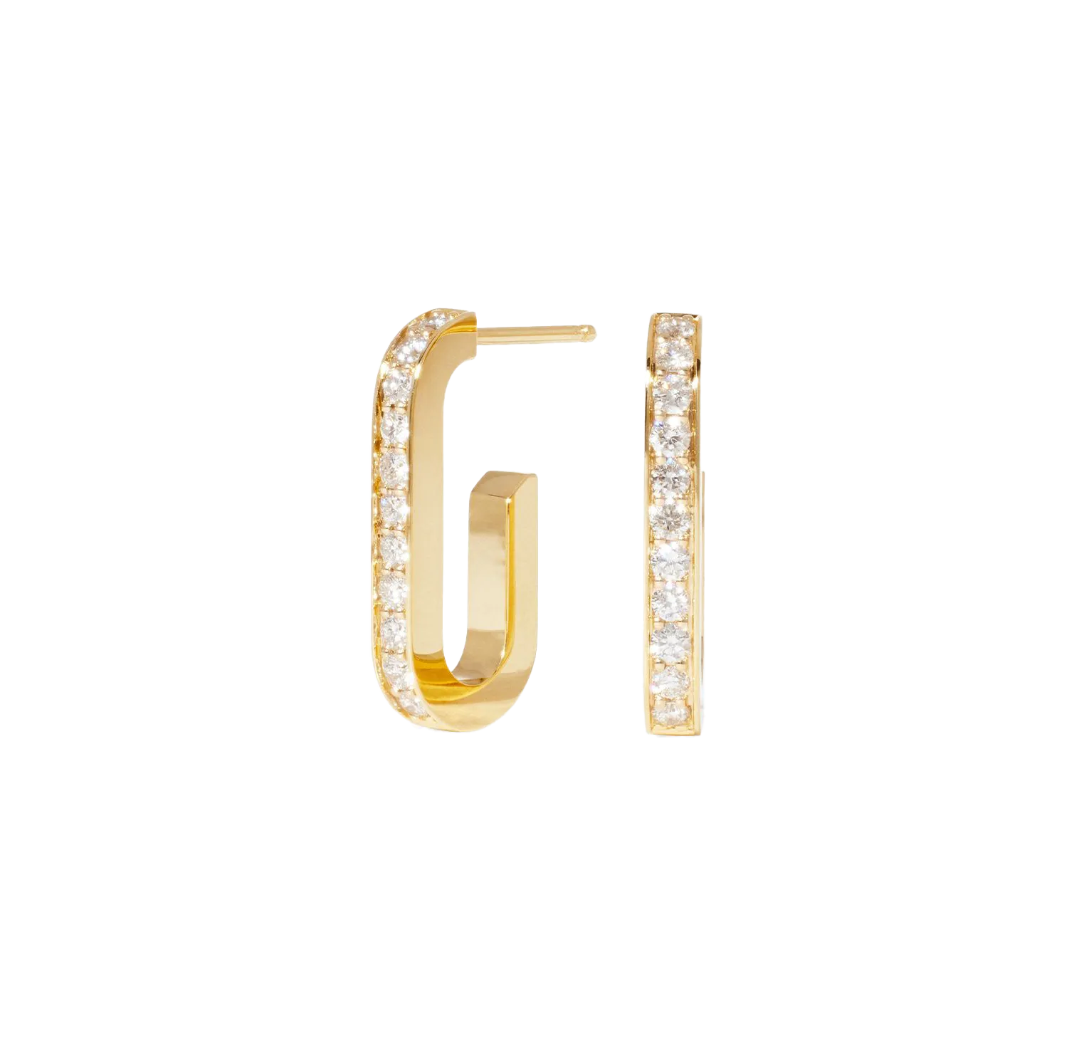 Dinh Van Maillon L Diamond Earrings