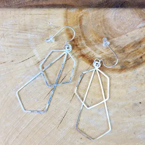 Double Geometry Earrings