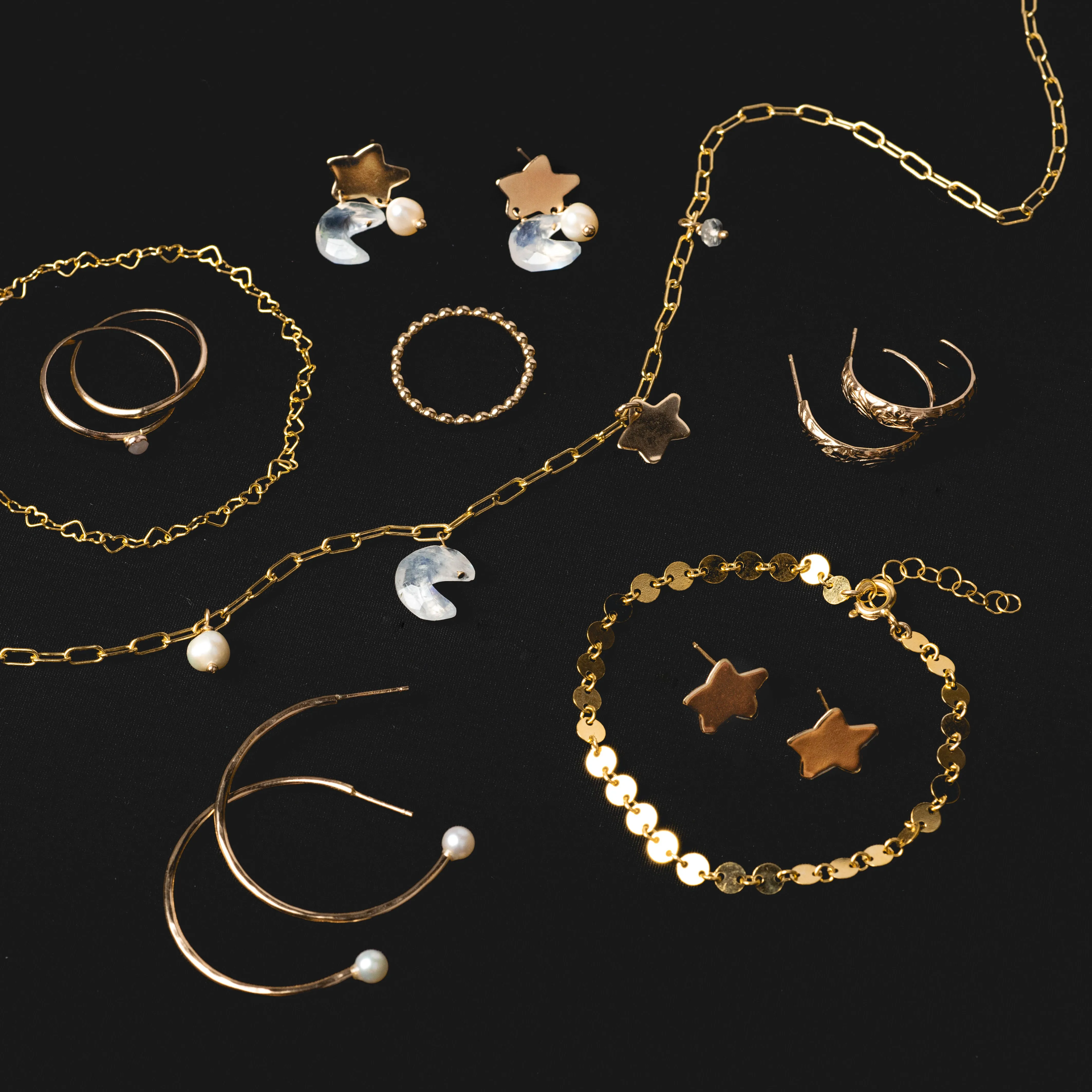 Dreamer Pearl Small Hoops