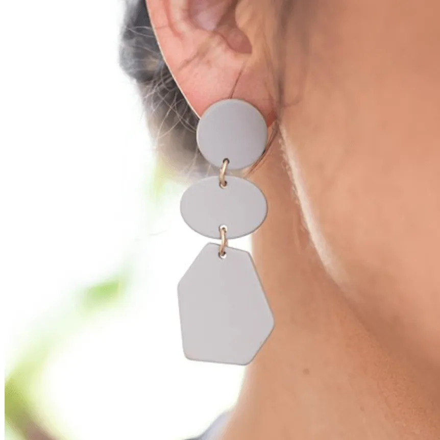 Drop Earring - Biscotti