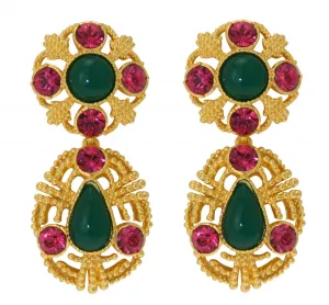 Duo-Drop Earrings