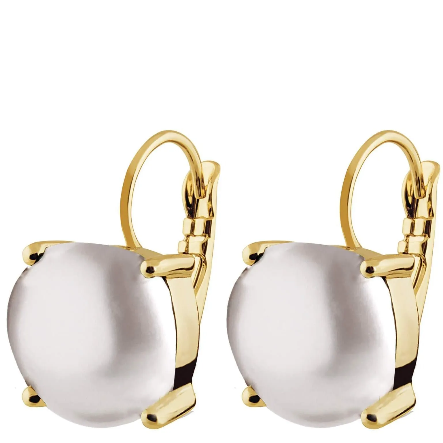 Dyrberg Kern Agneta Gold Earrings - Pearl