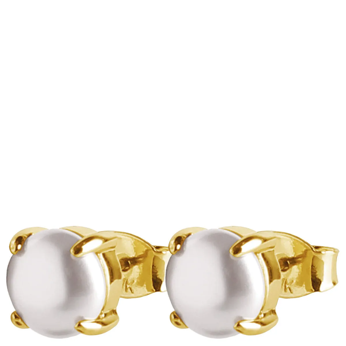 Dyrberg Kern Mitzi Gold Earrings - Pearl